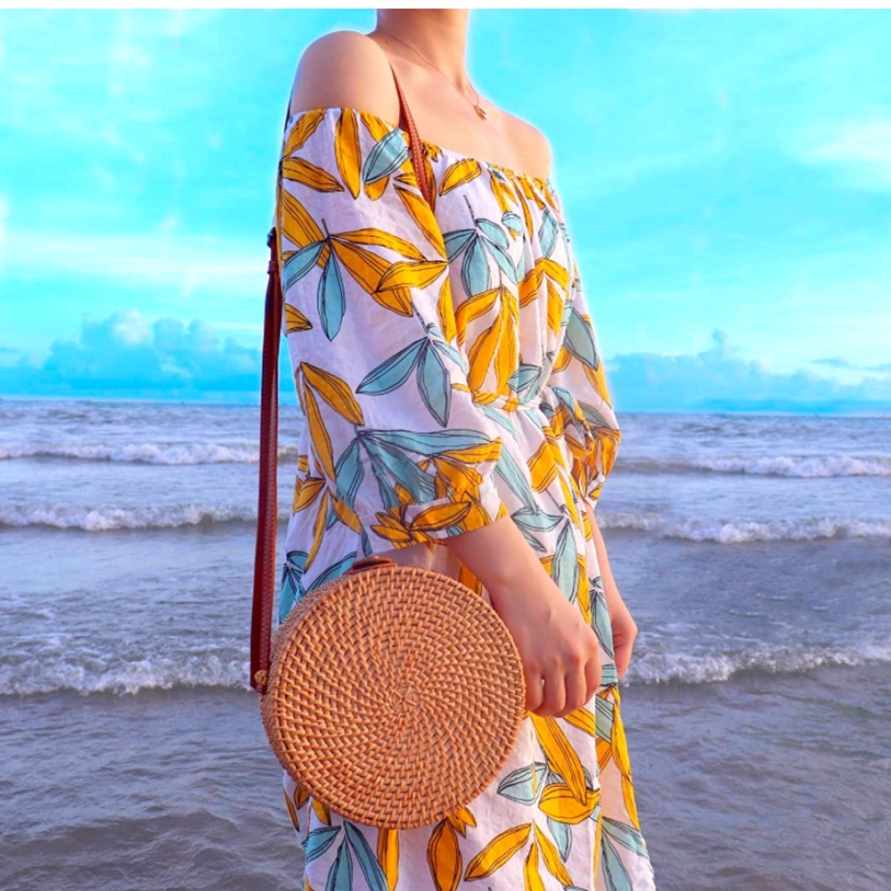 ☀️Brand new FP straw bag 💛